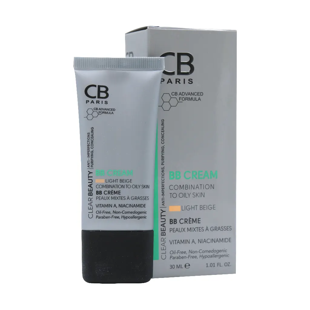 سی بی بی بی کرم بژ روشن مناسب پوست مختلط تا چرب Cb bb cream to oily skin