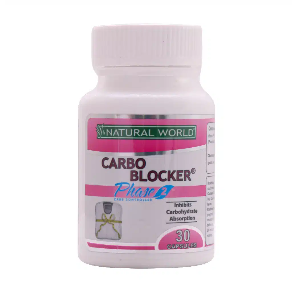 کپسول کربو بلاکر نچرال ورلد 30 عدد Natural World Carbo Blocker capsules30