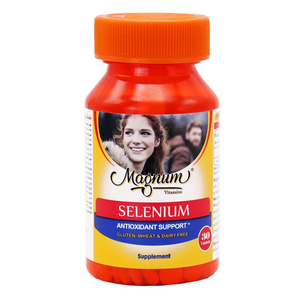 سلنیوم مگنوم ویتامینز 30 عددی Magnum Vitamins Selenium 30 Tablets