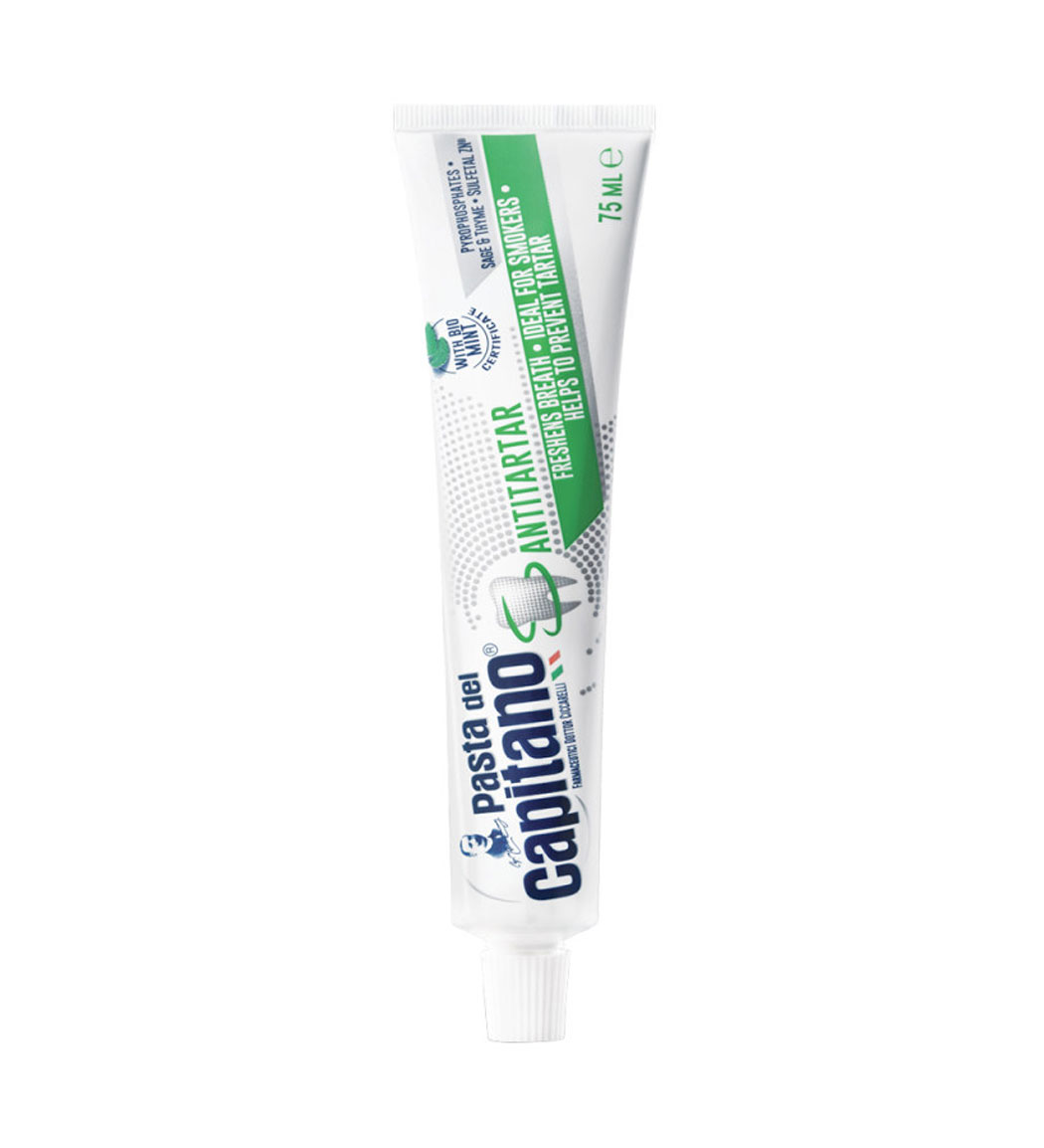 خمیردندان آنتی تارتار 75میل Pasta Del Capitano Toothpaste Anti Tartar 75ml