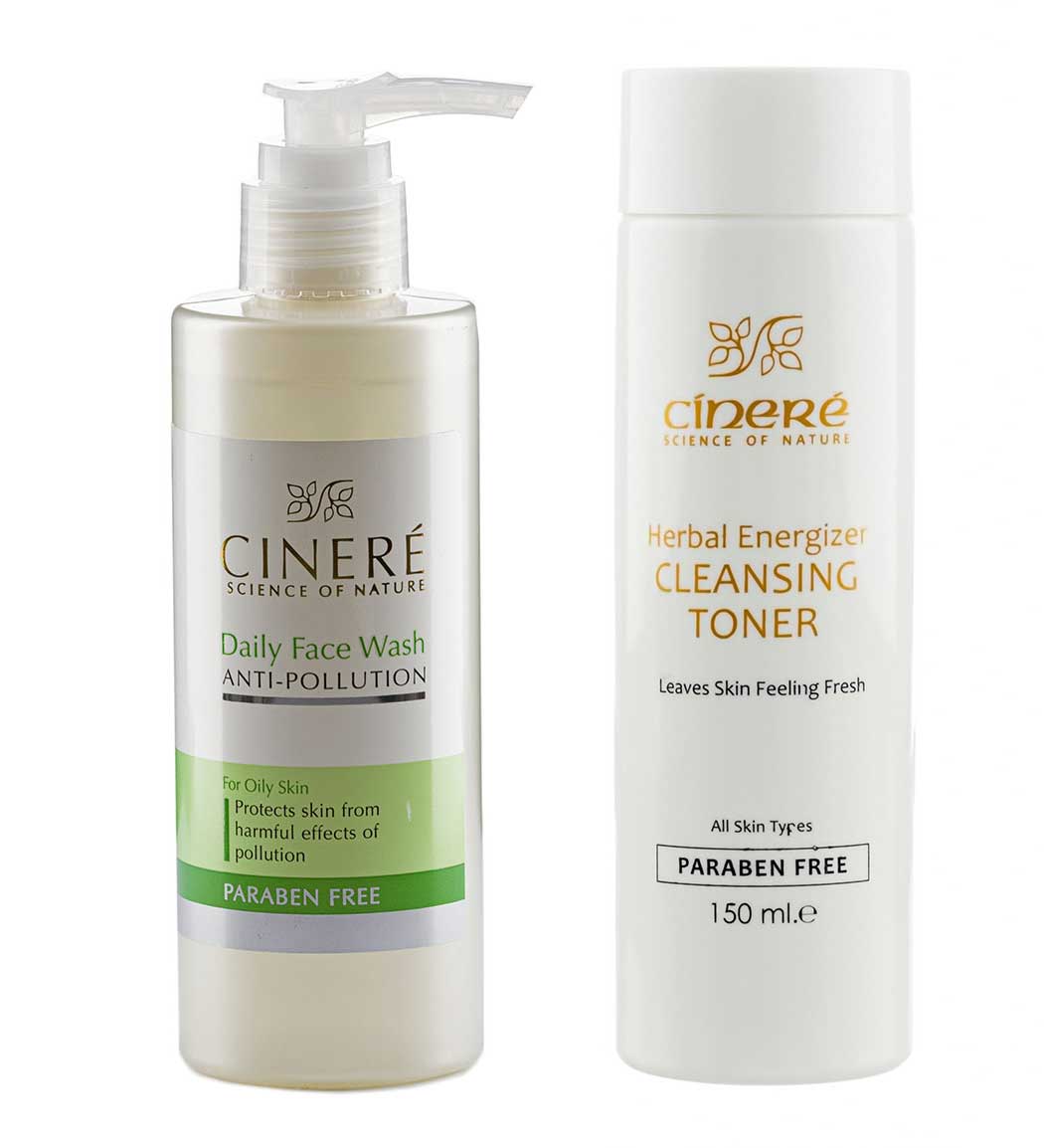 پک شستشو صورت مناسب پوست چرب Cinere Oily Skin Face wash Pack
