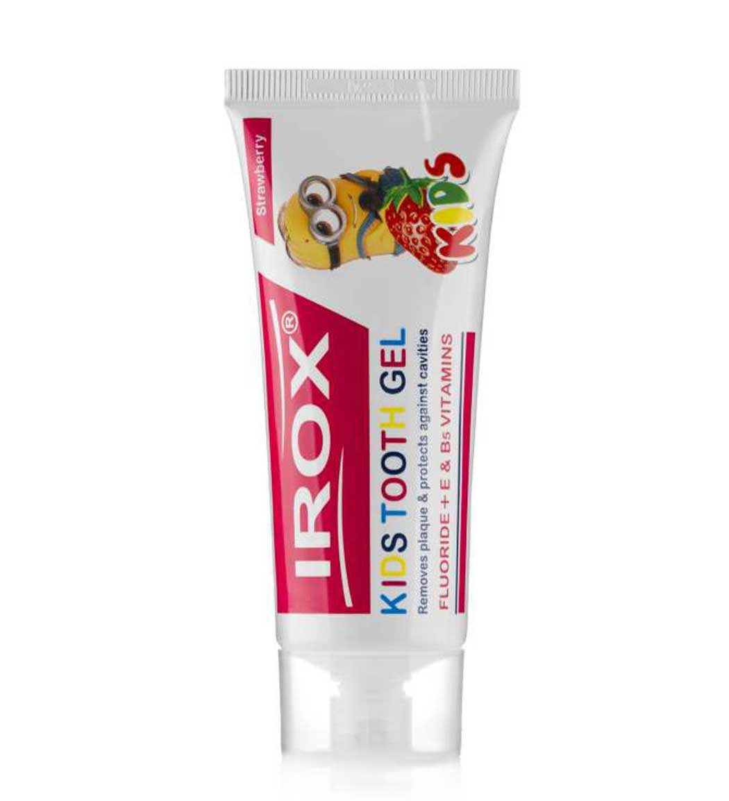 ژل دندان توت فرنگی کودک Irox Strawberry Gel Toothpaste