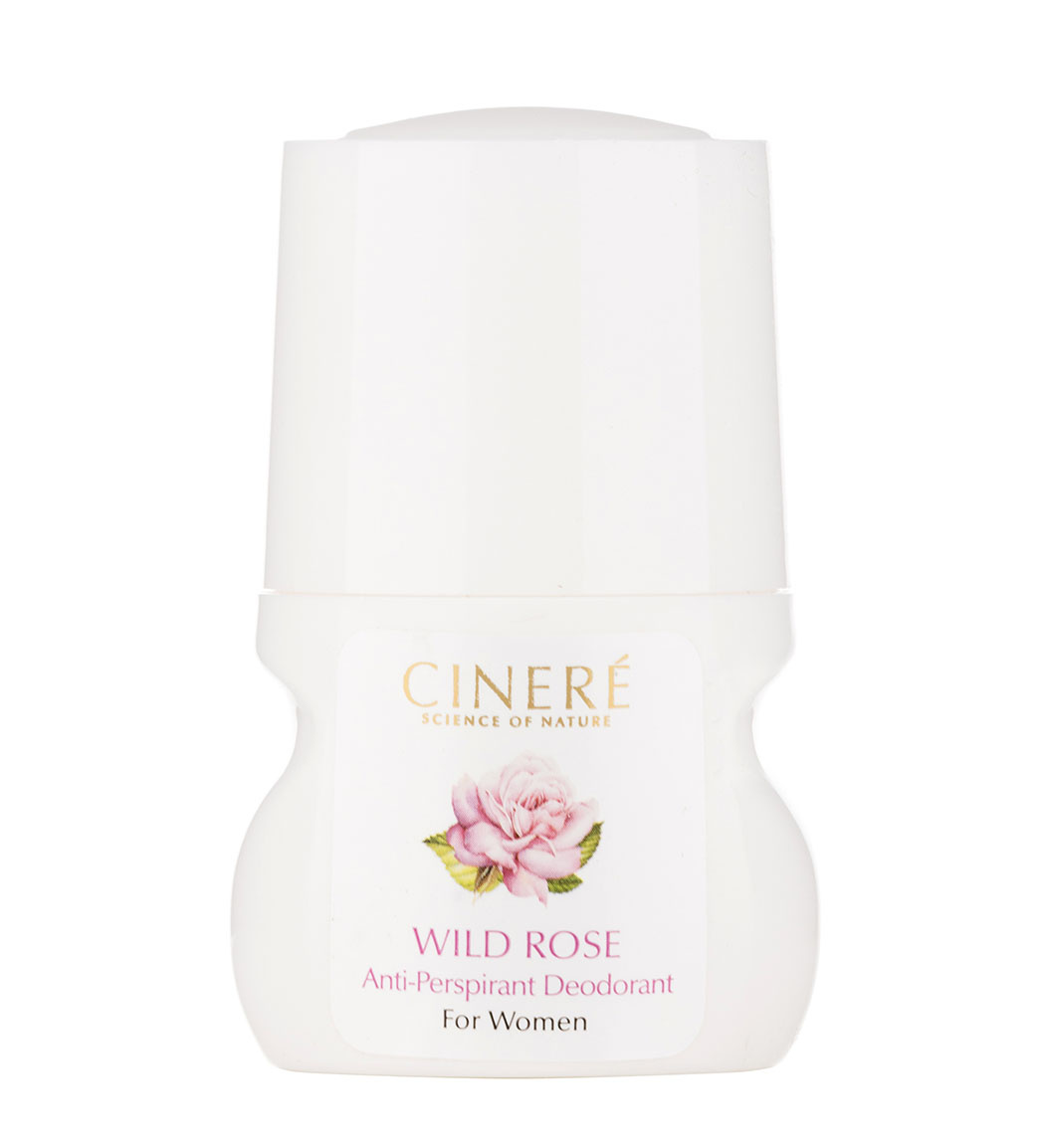 دئودورانت مخصوص بانوان با رایحه خنک Wild Rose Cinere Deodorant Wild Rose For Women