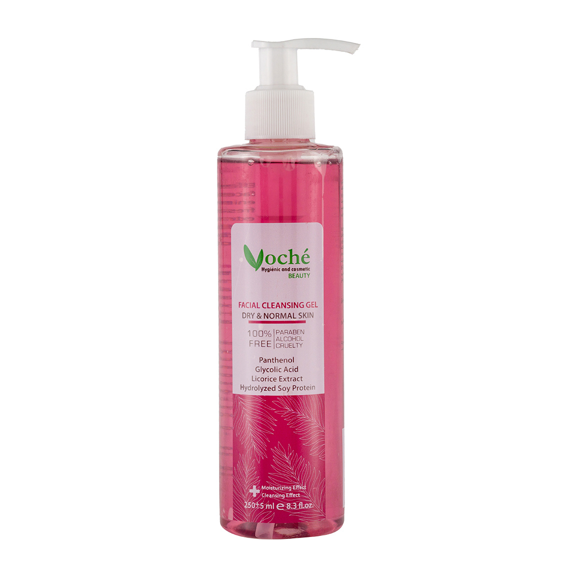 ژل شستشو صورت مناسب پوست  خشک ، معمولی و حساس حجم 250 میل Voche Facial Cleansing Gel For All Skin Types 250 ml