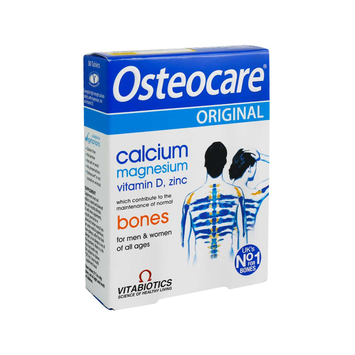 قرص استئوکر بسته 30 عددی Vitabiotics Osteocare Original 30 Tabs