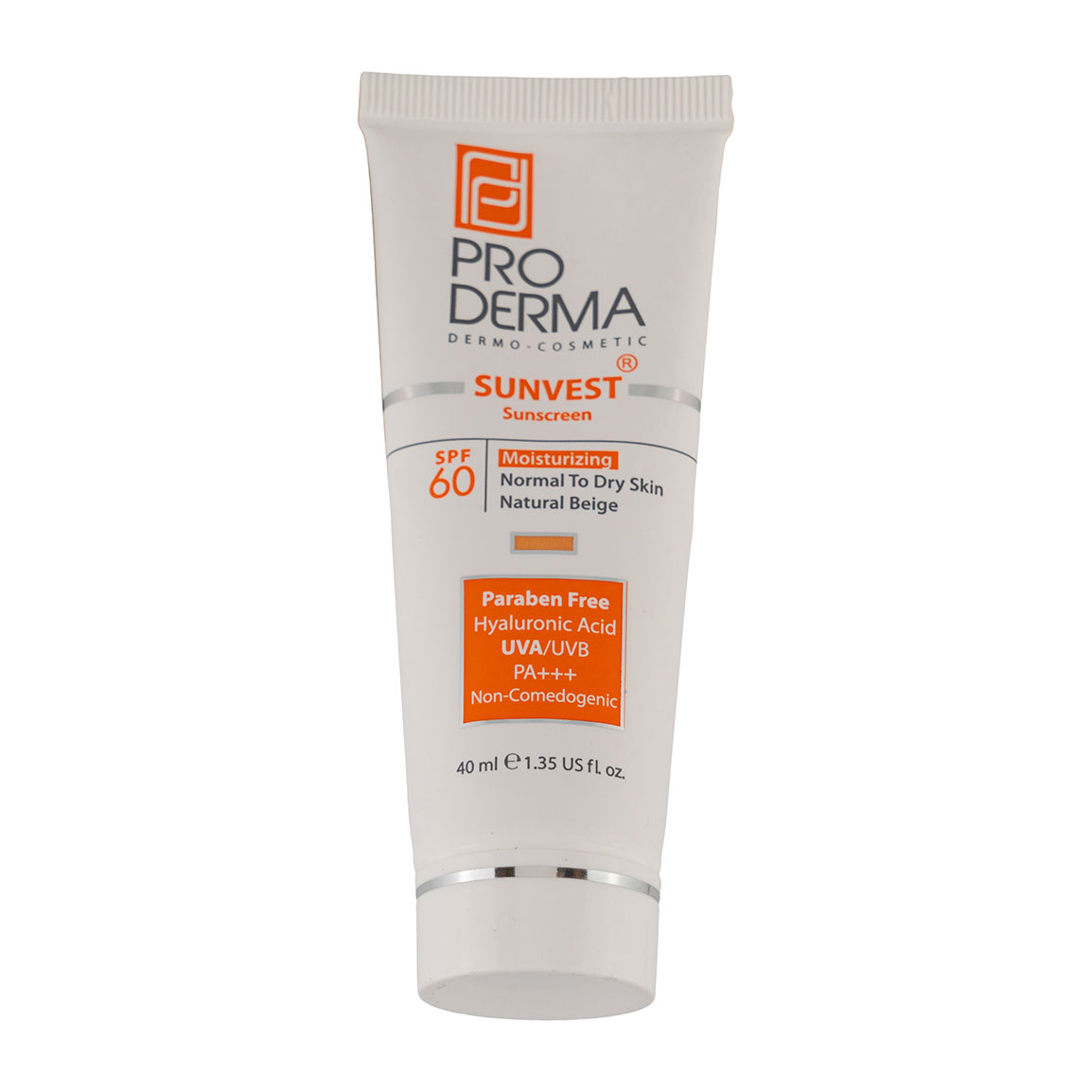 کرم ضد آفتاب رنگی با SPF 60 مناسب پوست معمولی و خشک حجم 40 میلی لیتر