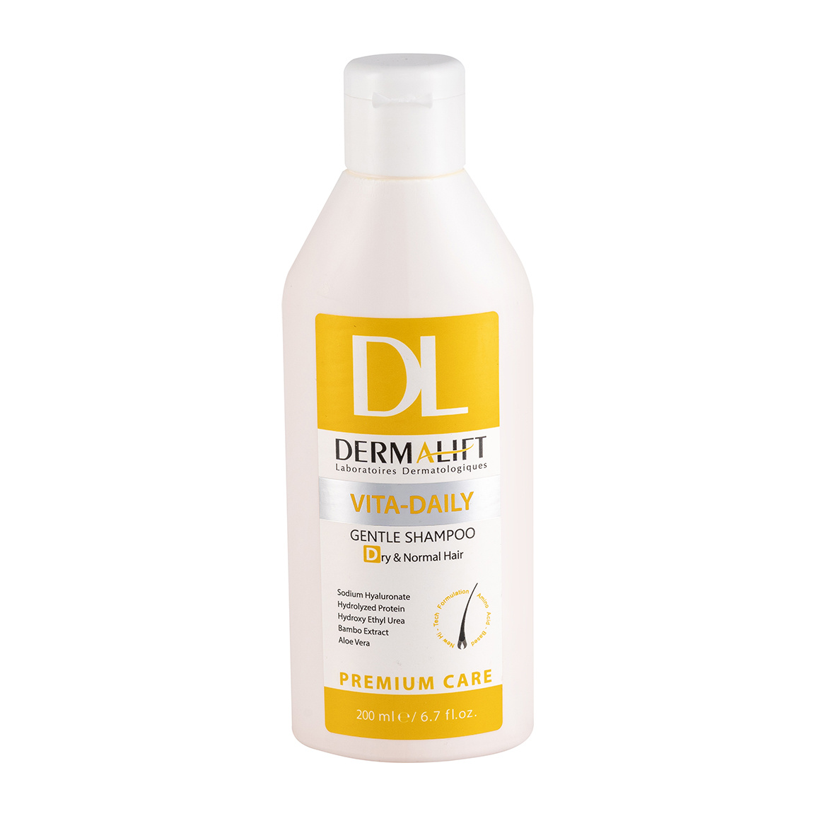 شامپو روزانه مدل Vita Daily مناسب مو خشک و معمولی حجم 200 میلی لیتر Derma Lift Shampo For Dry Hair 200 ml