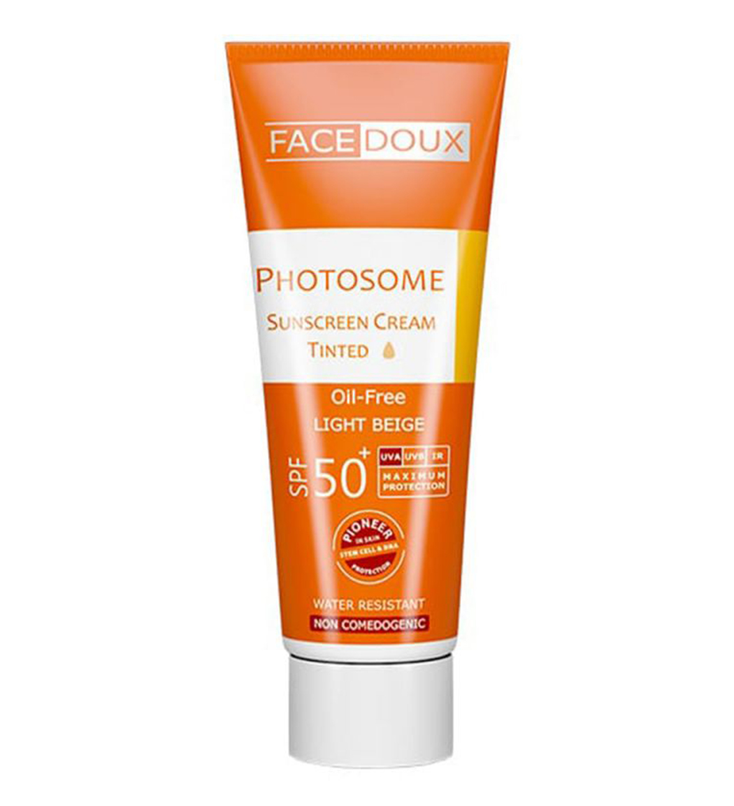 ضد آفتاب فوتوزوم 40 میل رنگی Face Doux Photosome Tinted Sun Screen 40ml