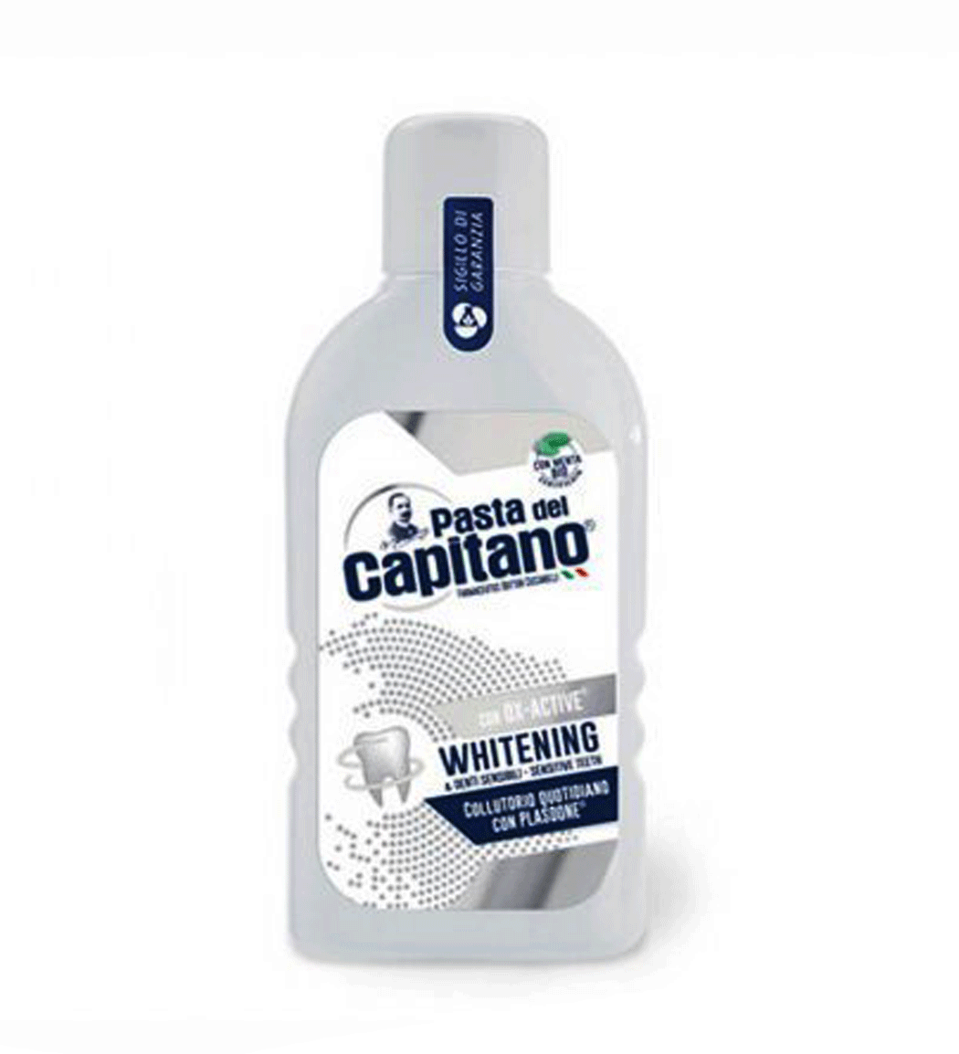 دهانشویه سفید کننده و دندان های حساس Pasta Del Capitano Whitening And Sensitive Teeth Mouthwash 400 ml