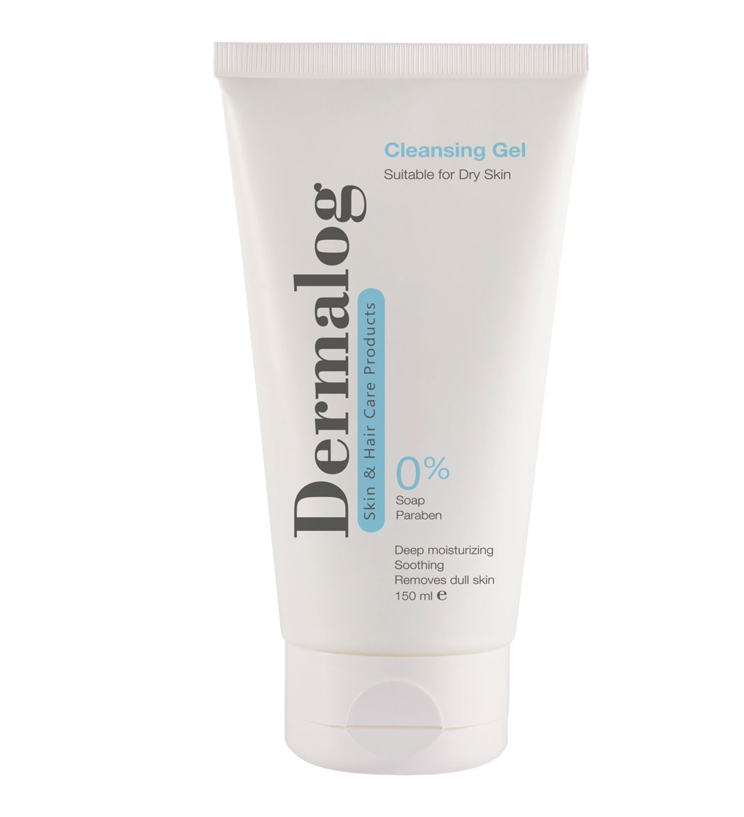 ژل شستشو پوست خشک 150میل Dermalog Facial Deep Cleansing Gel For Dry Skin 150ml