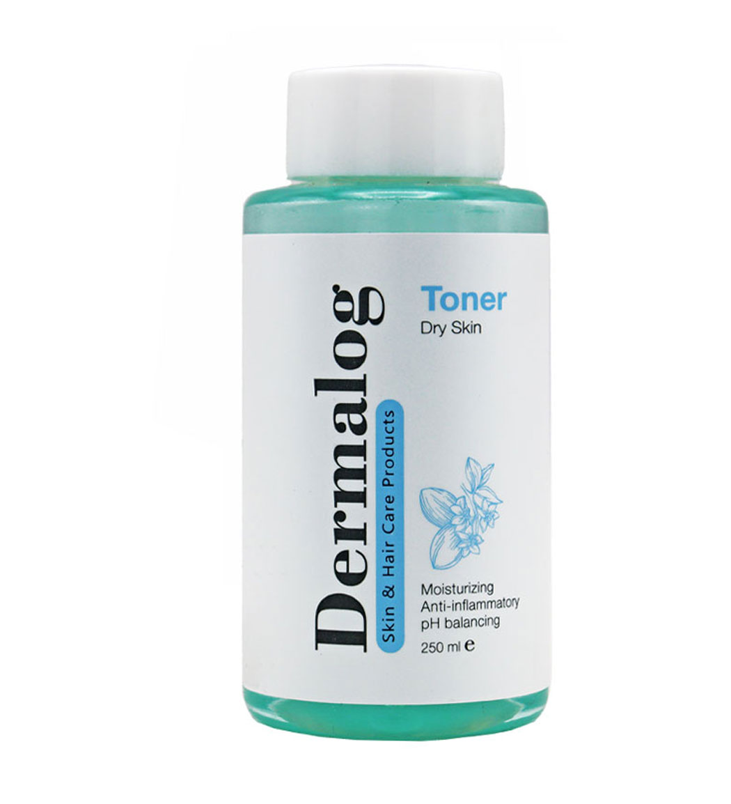 تونر مناسب پوست خشک 250میل Dermalog Facial Toner For Dry Skin 250ml