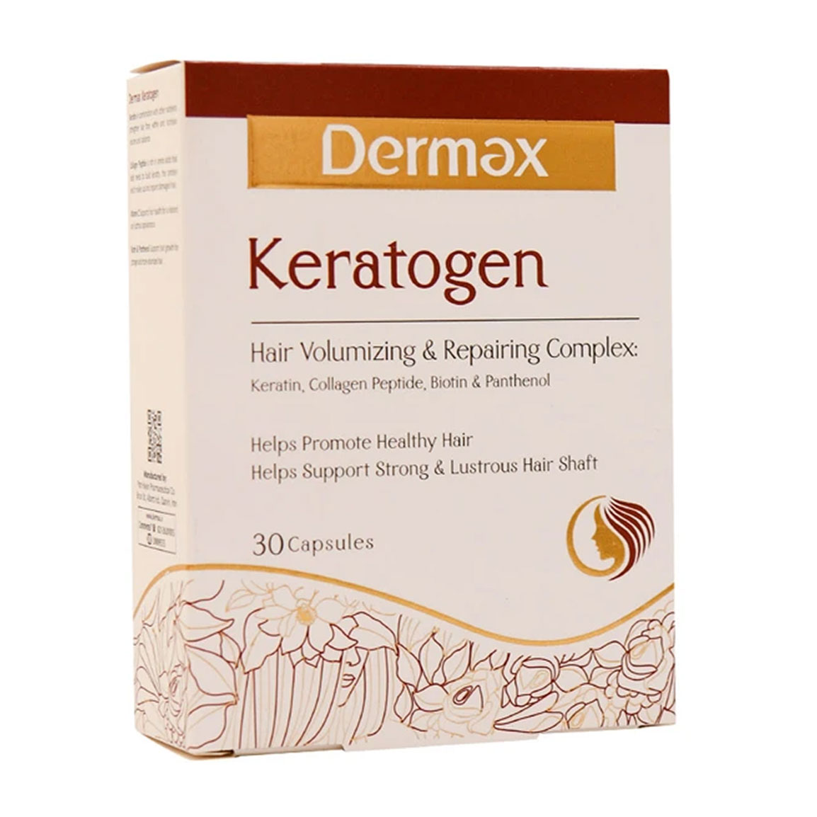 کپسول کراتوژن بسته 30 عددی Dermax Keratogen 30Caps