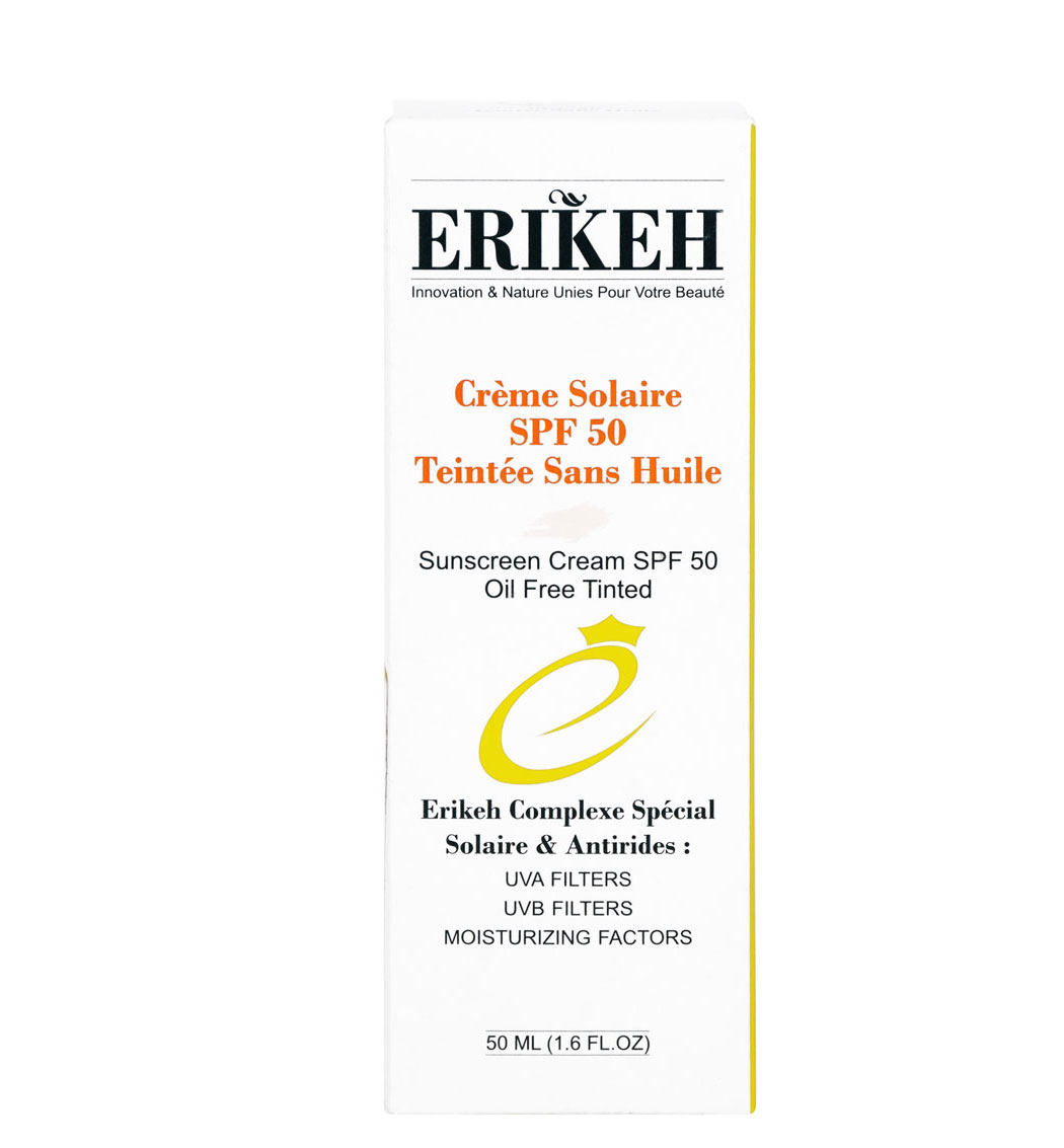 فلوئید ضد آفتاب بژ طبیعی و فاقد چربی دارای spf50 حجم 50میل