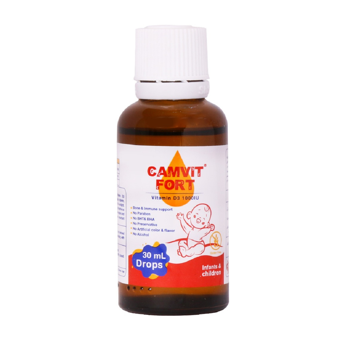 قطره مکمل کودک مدل کامویت فورت حجم 30 میلی لیتر Hi Health Camvit Fort Drop 30 ml