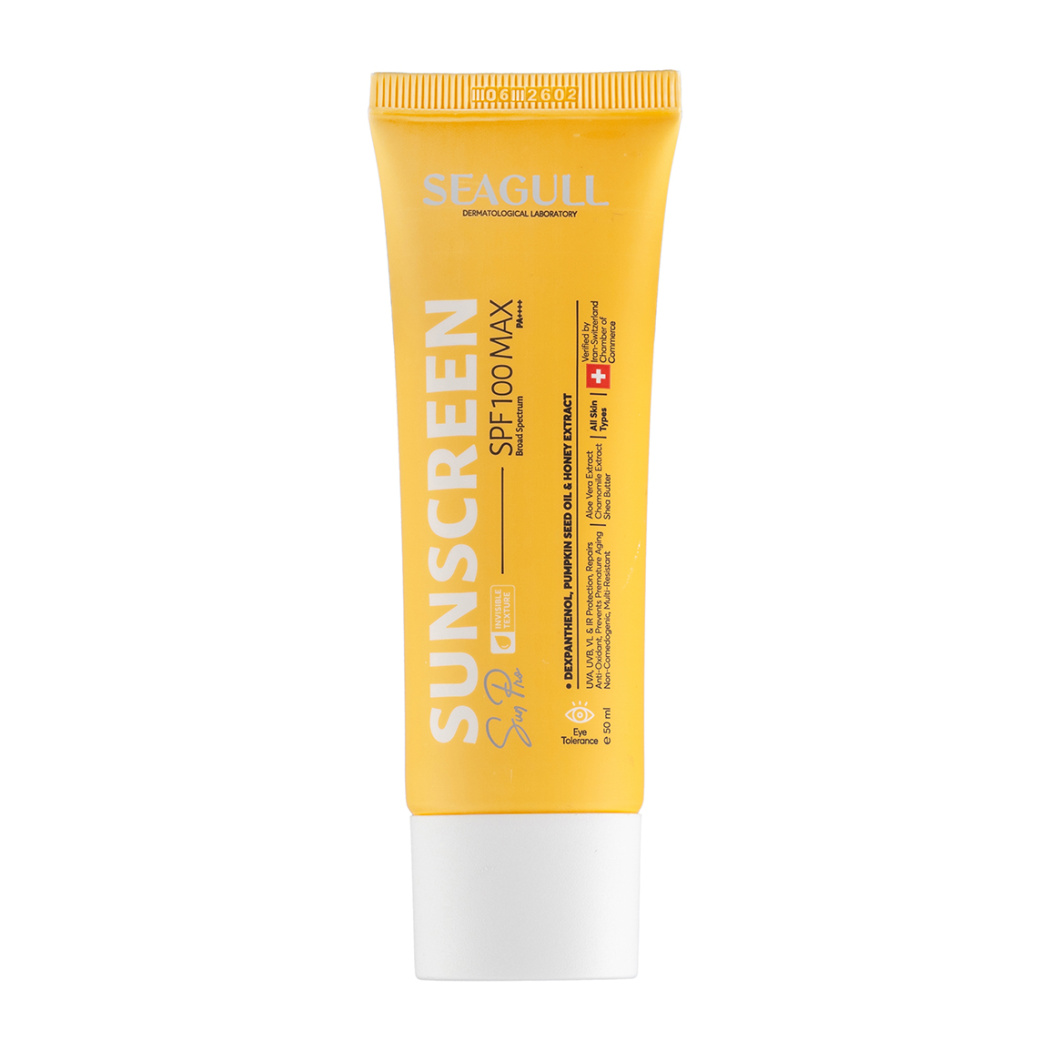 کرم ضد آفتاب اس پی اف 100 seagull spf 100 sunscreen cream