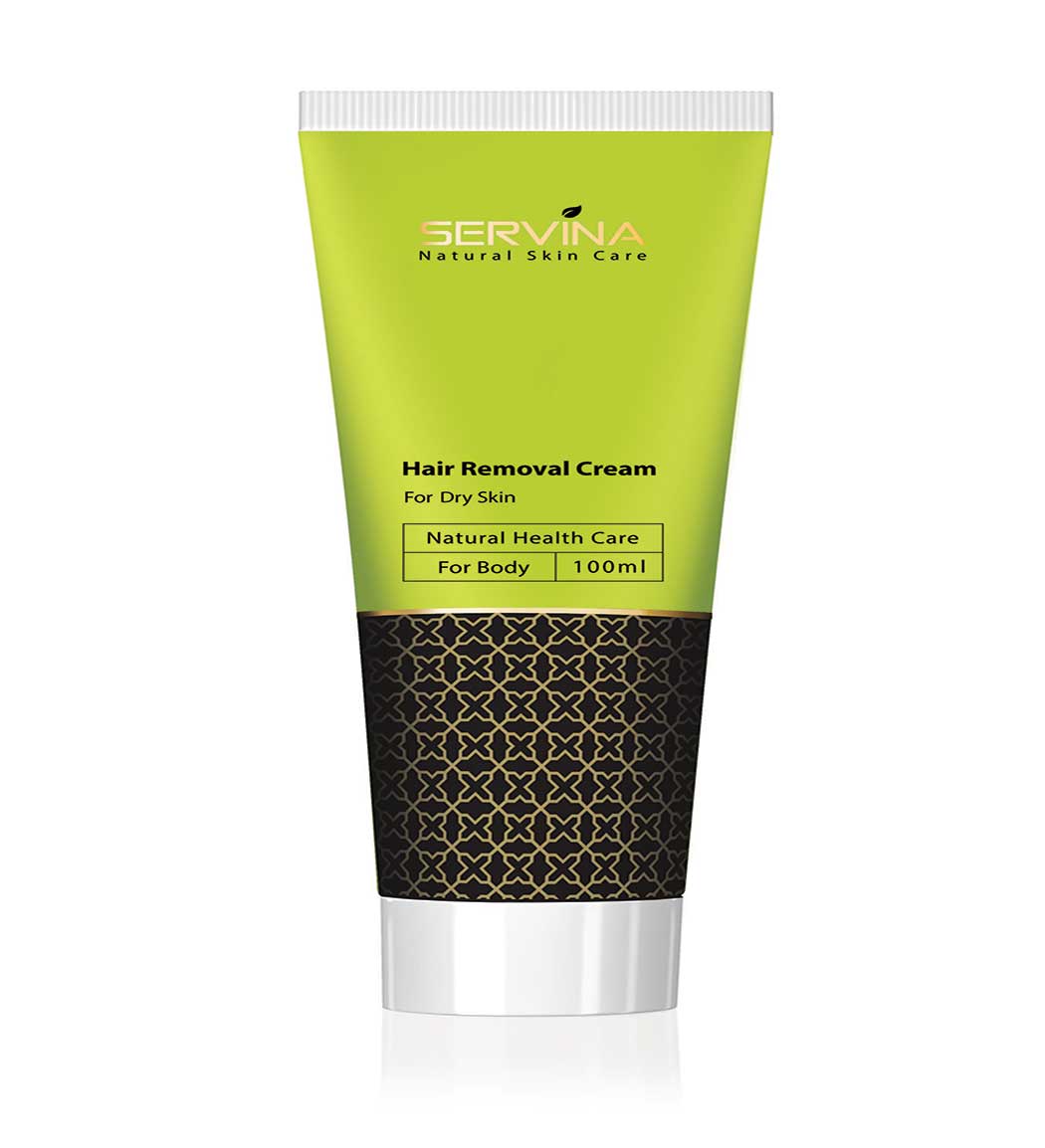 کرم موبر مخصوص پوست خشک Servina Hair Removal For Dry Skin 100ml
