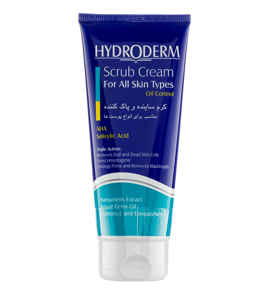 کرم ساینده و پاک کننده مناسب برای انواع پوست Hydroderm Scrub Cream