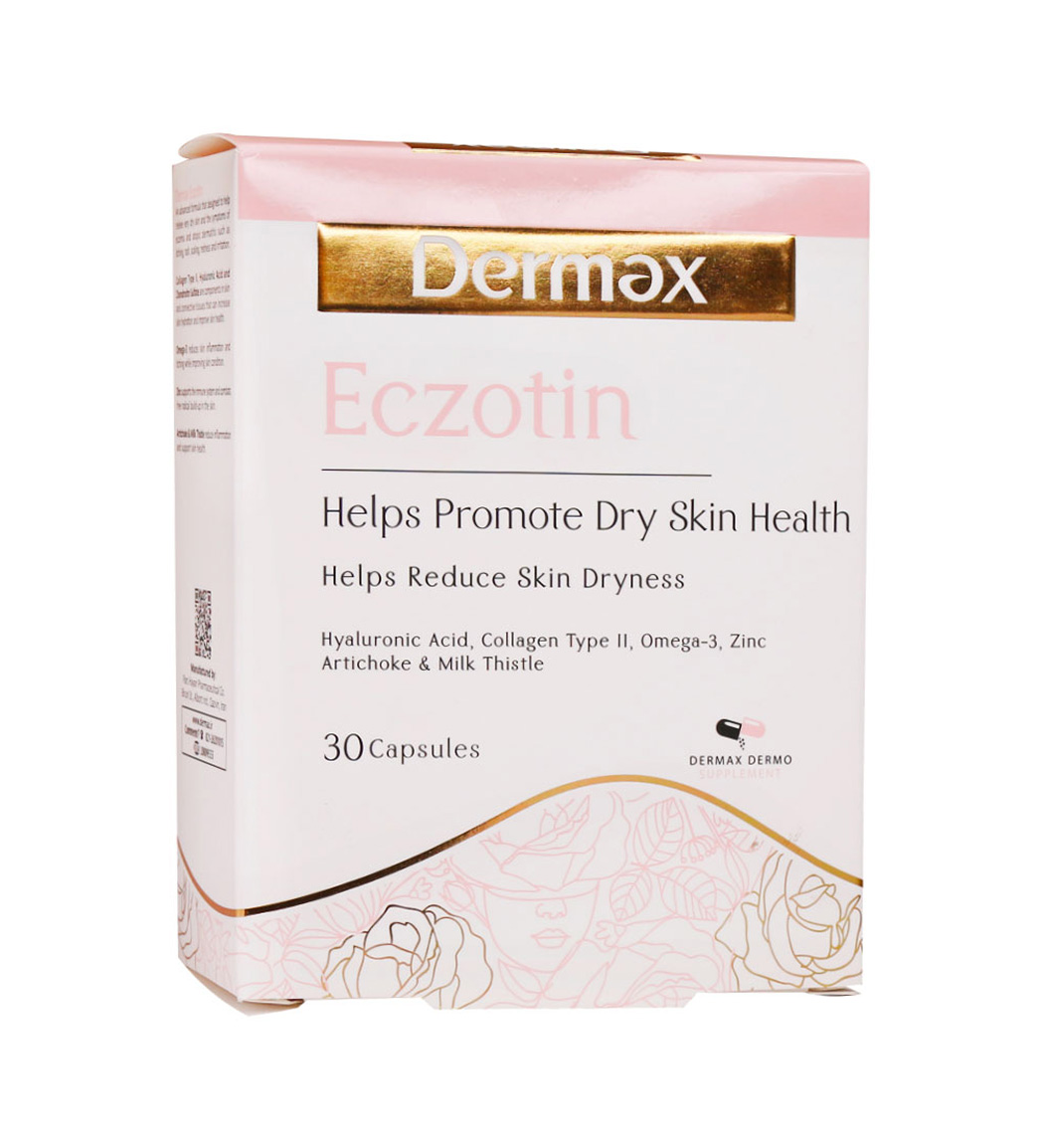 کپسول اگزوتین درمکس  بسته 30 عددی Dermax Eczotin 30 caps