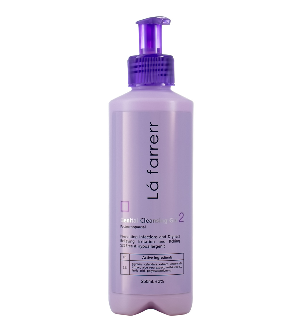 ژل بهداشتی بانوان یائسه Lafarrerr Postmenopausal Genital Cleansing Gel